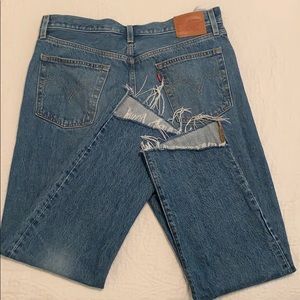 Levi high waisted flare jeans